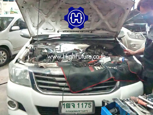 TOYOTA VIGO เปลี่ยนกรองไอแก๊ส 3 - High Future บริษัท ไฮฟิวเจอร์ จำกัด ศูนย์ติดตั้งแก๊สรถยนต์มาตรฐาน ซ่อมรถยนต์ ช่วงล่าง เบรค คลัทช์