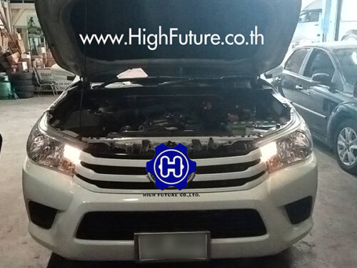 TOYOTA REVO เปลี่ยนหัวฉีดแก๊ส LPG 2 - High Future บริษัท ไฮฟิวเจอร์ จำกัด ศูนย์ติดตั้งแก๊สรถยนต์มาตรฐาน ซ่อมรถยนต์ ช่วงล่าง เบรค คลัทช์