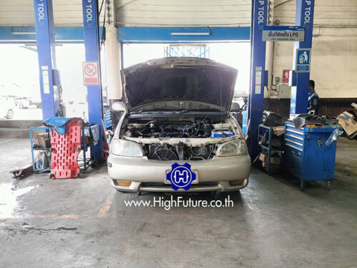 KIA CARNIVAL ติดตั้งอุปกรณ์ LPG 7 - High Future บริษัท ไฮฟิวเจอร์ จำกัด ศูนย์ติดตั้งแก๊สรถยนต์มาตรฐาน ซ่อมรถยนต์ ช่วงล่าง เบรค คลัทช์