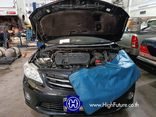TOYOTA ALTIS เปลี่ยนหม้อต้ม LPG 4 - High Future บริษัท ไฮฟิวเจอร์ จำกัด ศูนย์ติดตั้งแก๊สรถยนต์มาตรฐาน ซ่อมรถยนต์ ช่วงล่าง เบรค คลัทช์