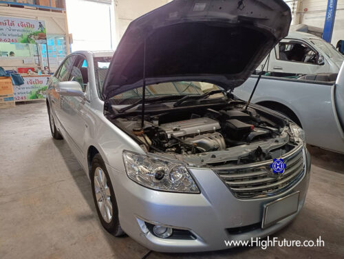 TOYOTA CAMRY - High Future บริษัท ไฮฟิวเจอร์ จำกัด ศูนย์ติดตั้งแก๊สรถยนต์มาตรฐาน ซ่อมรถยนต์ ช่วงล่าง เบรค คลัทช์