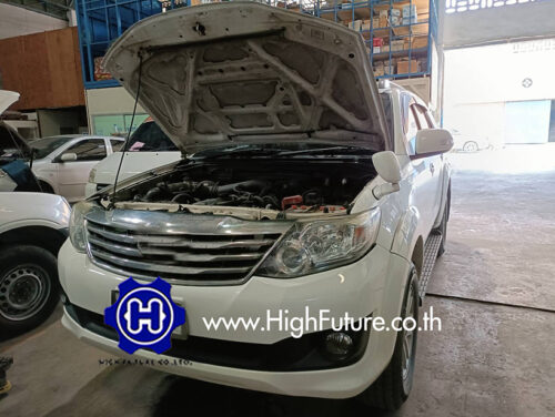 TOYOTA FORTUNER เปลี่ยนกรองไอแก๊ส 3 - High Future บริษัท ไฮฟิวเจอร์ จำกัด ศูนย์ติดตั้งแก๊สรถยนต์มาตรฐาน ซ่อมรถยนต์ ช่วงล่าง เบรค คลัทช์