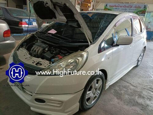HONDA JAZZ เปลี่ยนกรองไอแก๊ส 1 - High Future บริษัท ไฮฟิวเจอร์ จำกัด ศูนย์ติดตั้งแก๊สรถยนต์มาตรฐาน ซ่อมรถยนต์ ช่วงล่าง เบรค คลัทช์