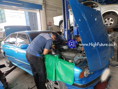 BMWติดตั้งอุปกรณ์ LPG 7 - High Future บริษัท ไฮฟิวเจอร์ จำกัด ศูนย์ติดตั้งแก๊สรถยนต์มาตรฐาน ซ่อมรถยนต์ ช่วงล่าง เบรค คลัทช์