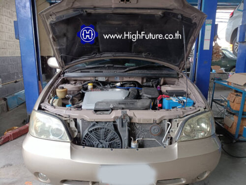 KIA CARNIVAL ติดตั้งอุปกรณ์ LPG 7 - High Future บริษัท ไฮฟิวเจอร์ จำกัด ศูนย์ติดตั้งแก๊สรถยนต์มาตรฐาน ซ่อมรถยนต์ ช่วงล่าง เบรค คลัทช์
