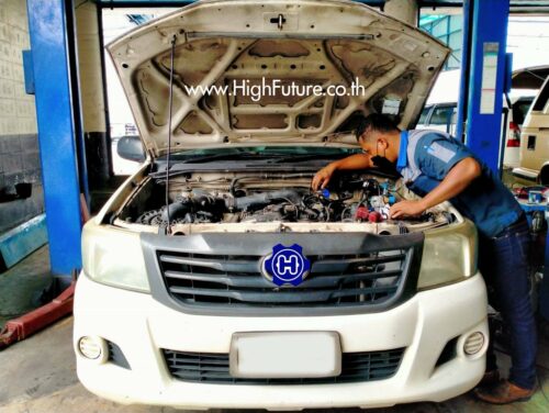 TOYOTA-VIGO เปลี่ยนอุปกรณ์ชุดหน้า NGV TOYOTA VIGO เปลี่ยนอุปกรณ์ชุดหน้า NGV 3 - High Future บริษัท ไฮฟิวเจอร์ จำกัด ศูนย์ติดตั้งแก๊สรถยนต์มาตรฐาน ซ่อมรถยนต์ ช่วงล่าง เบรค คลัทช์