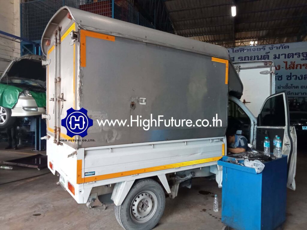 SUZUKI CARRY เปลี่ยนหม้อต้มแก๊ส 3 - High Future บริษัท ไฮฟิวเจอร์ จำกัด ศูนย์ติดตั้งแก๊สรถยนต์มาตรฐาน ซ่อมรถยนต์ ช่วงล่าง เบรค คลัทช์