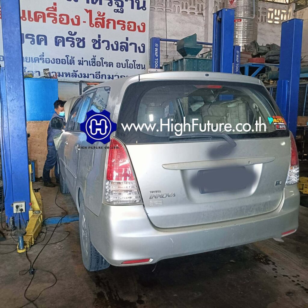 TOYOTA INNOVA เปลี่ยนหม้อต้มแก๊ส 2 - High Future บริษัท ไฮฟิวเจอร์ จำกัด ศูนย์ติดตั้งแก๊สรถยนต์มาตรฐาน ซ่อมรถยนต์ ช่วงล่าง เบรค คลัทช์