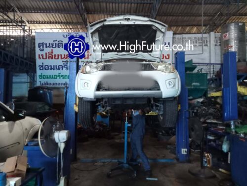 MITSUBISHI TRITON เปลี่ยนแผ่นคลัช MITSUBISHI TRITON เปลี่ยนแผ่นคลัช 2 - High Future บริษัท ไฮฟิวเจอร์ จำกัด ศูนย์ติดตั้งแก๊สรถยนต์มาตรฐาน ซ่อมรถยนต์ ช่วงล่าง เบรค คลัทช์