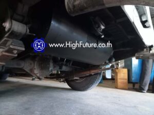 NISSAN NAVARA เปลี่ยนถังแก๊สแคปซูล 1 - High Future บริษัท ไฮฟิวเจอร์ จำกัด ศูนย์ติดตั้งแก๊สรถยนต์มาตรฐาน ซ่อมรถยนต์ ช่วงล่าง เบรค คลัทช์