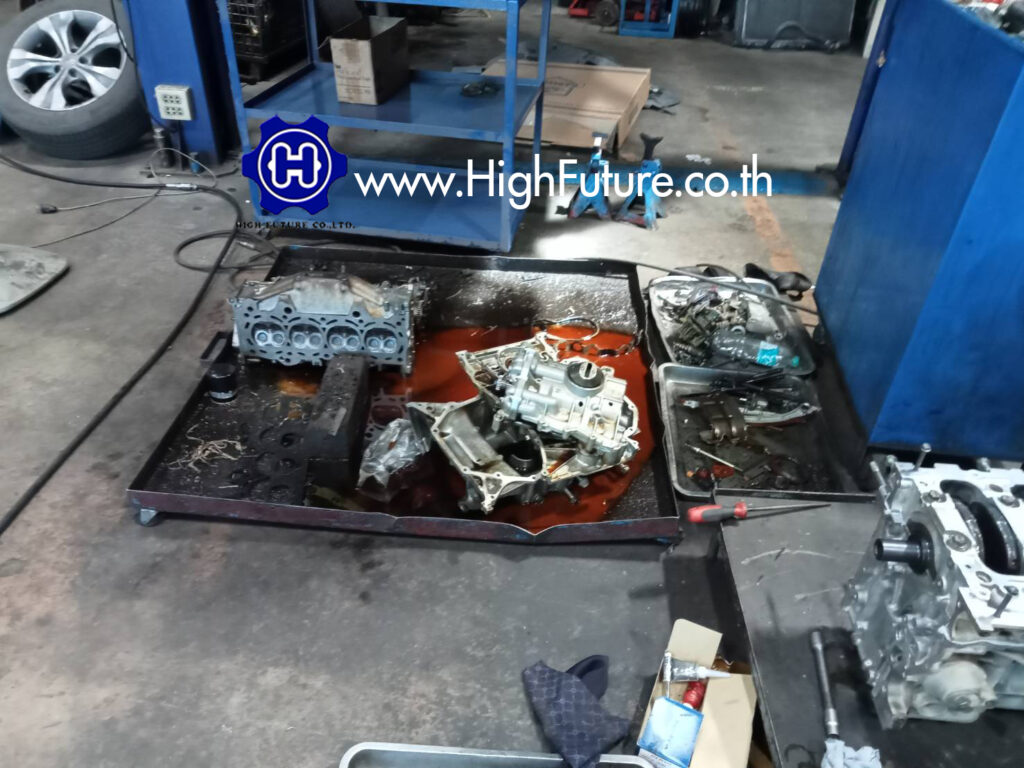 HONDA CRV โอเวอร์ฮอล์เครื่องยนต์ 3 - High Future บริษัท ไฮฟิวเจอร์ จำกัด ศูนย์ติดตั้งแก๊สรถยนต์มาตรฐาน ซ่อมรถยนต์ ช่วงล่าง เบรค คลัทช์