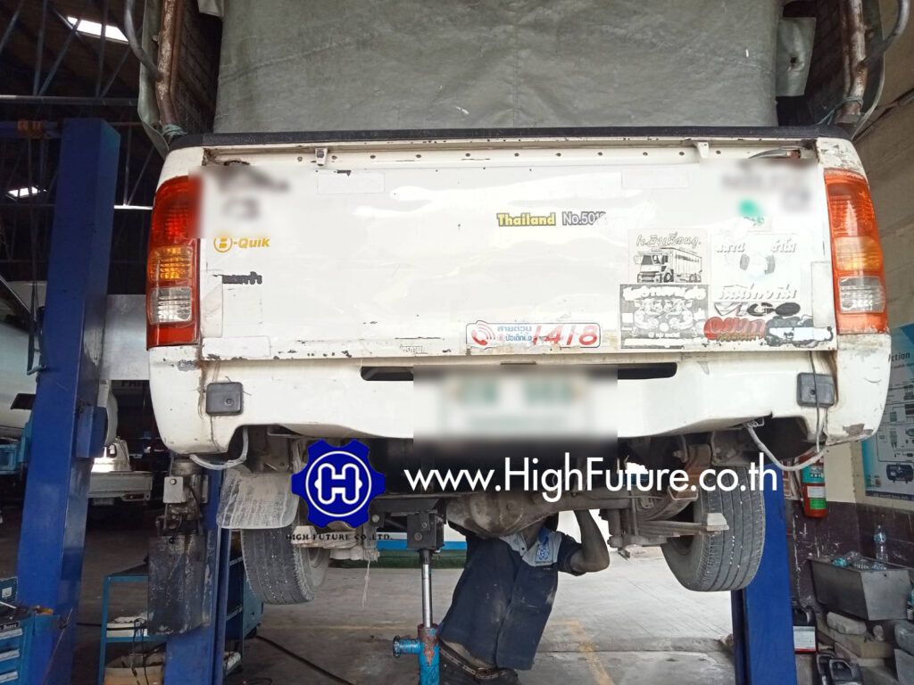 TOYOTA VIGO เปลี่ยนถังแคปซูล 58 1 - High Future บริษัท ไฮฟิวเจอร์ จำกัด ศูนย์ติดตั้งแก๊สรถยนต์มาตรฐาน ซ่อมรถยนต์ ช่วงล่าง เบรค คลัทช์