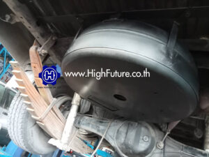 TOYOTA VIGO เปลี่ยนถังโดนัท 54ลิตร 1 - High Future บริษัท ไฮฟิวเจอร์ จำกัด ศูนย์ติดตั้งแก๊สรถยนต์มาตรฐาน ซ่อมรถยนต์ ช่วงล่าง เบรค คลัทช์