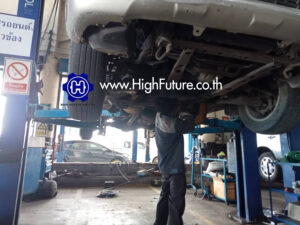 TOYOTA VIGO เปลี่ยนถังโดนัท 54ลิตร 3 - High Future บริษัท ไฮฟิวเจอร์ จำกัด ศูนย์ติดตั้งแก๊สรถยนต์มาตรฐาน ซ่อมรถยนต์ ช่วงล่าง เบรค คลัทช์