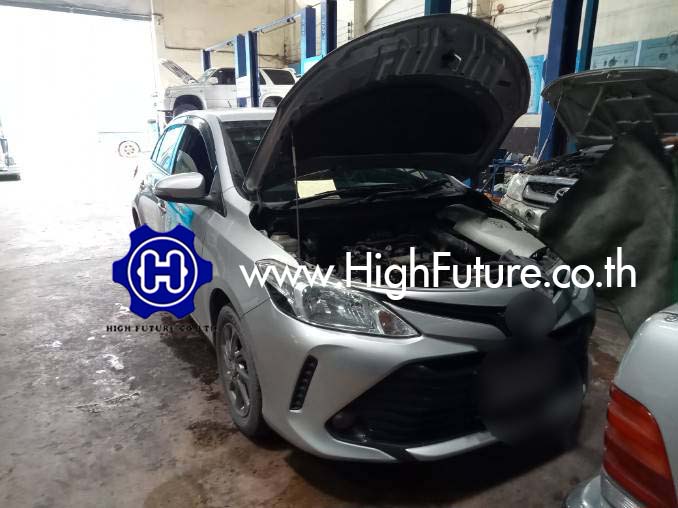TOYOTA VIOS เปลี่ยนคอยจุดระเบิด 3 - High Future บริษัท ไฮฟิวเจอร์ จำกัด ศูนย์ติดตั้งแก๊สรถยนต์มาตรฐาน ซ่อมรถยนต์ ช่วงล่าง เบรค คลัทช์