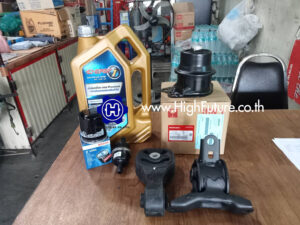 HONDA CITY เปลี่ยนแท่นเครื่อง 4 - High Future บริษัท ไฮฟิวเจอร์ จำกัด ศูนย์ติดตั้งแก๊สรถยนต์มาตรฐาน ซ่อมรถยนต์ ช่วงล่าง เบรค คลัทช์