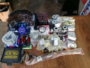 TOYOTA VIGO เปลี่ยนผ้าเบรคหน้า หลัง 7 - High Future บริษัท ไฮฟิวเจอร์ จำกัด ศูนย์ติดตั้งแก๊สรถยนต์มาตรฐาน ซ่อมรถยนต์ ช่วงล่าง เบรค คลัทช์