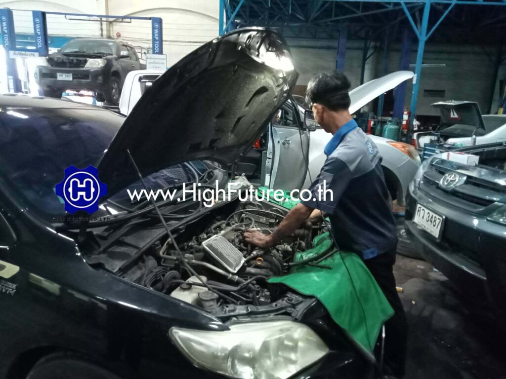TOYOTAALTISเปลี่ยนหม้อต้มแก๊ส LPG 1 - High Future บริษัท ไฮฟิวเจอร์ จำกัด ศูนย์ติดตั้งแก๊สรถยนต์มาตรฐาน ซ่อมรถยนต์ ช่วงล่าง เบรค คลัทช์