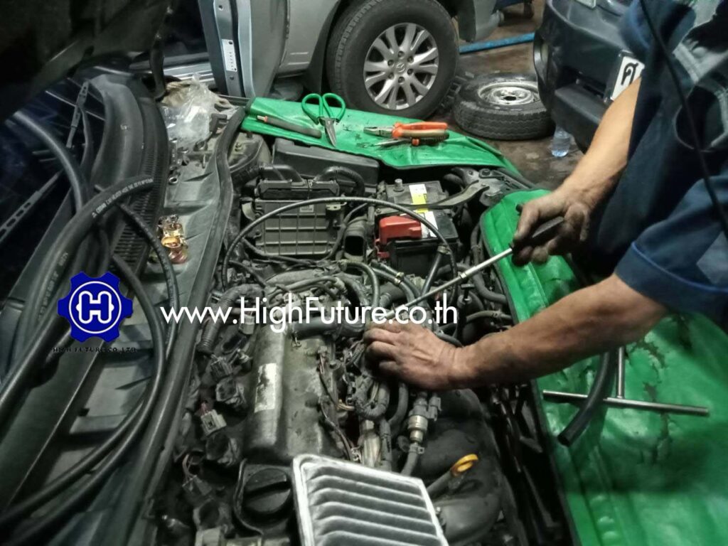 TOYOTAALTISเปลี่ยนหม้อต้มแก๊ส LPG 2 - High Future บริษัท ไฮฟิวเจอร์ จำกัด ศูนย์ติดตั้งแก๊สรถยนต์มาตรฐาน ซ่อมรถยนต์ ช่วงล่าง เบรค คลัทช์