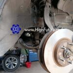 HONDA ACCORD เปลี่ยนผ้าเบรคหน้า 3 1 - High Future บริษัท ไฮฟิวเจอร์ จำกัด ศูนย์ติดตั้งแก๊สรถยนต์มาตรฐาน ซ่อมรถยนต์ ช่วงล่าง เบรค คลัทช์