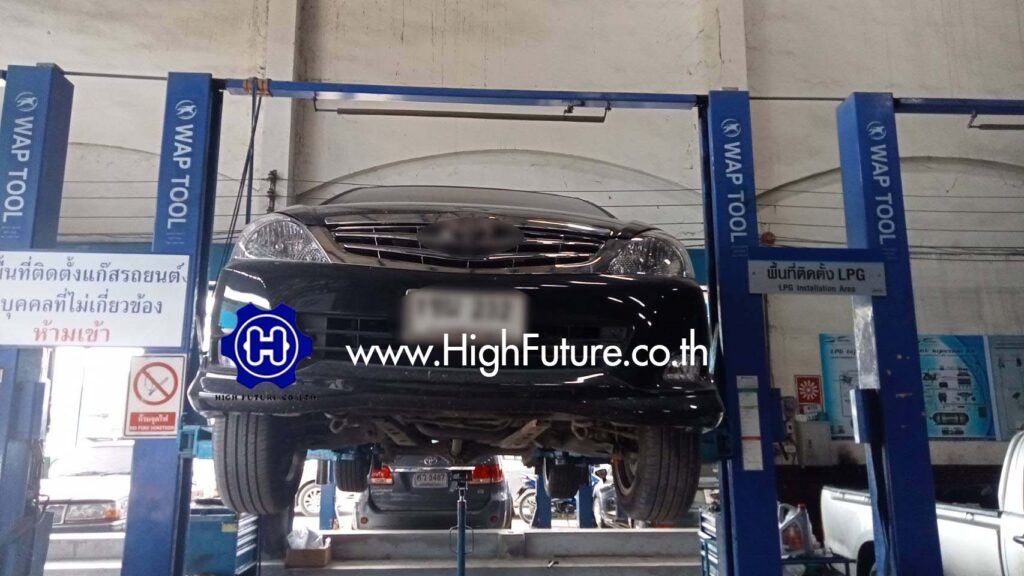 TOYOTA INNOVA เปลี่ยนถังแคปชูล 3 1 - High Future บริษัท ไฮฟิวเจอร์ จำกัด ศูนย์ติดตั้งแก๊สรถยนต์มาตรฐาน ซ่อมรถยนต์ ช่วงล่าง เบรค คลัทช์