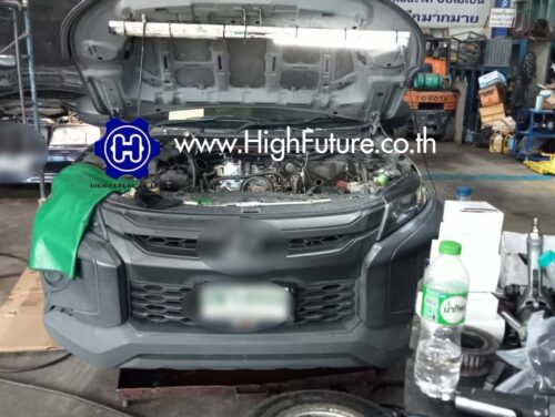 MITSUBISHI / TRITON เปลี่ยนชุดลูกลอกสายพานไทม์มิ่ง MITSUBISHI TRITON เปลี่ยนชุดลูกลอกสายพานไทม์มิ่ง 4 - High Future บริษัท ไฮฟิวเจอร์ จำกัด ศูนย์ติดตั้งแก๊สรถยนต์มาตรฐาน ซ่อมรถยนต์ ช่วงล่าง เบรค คลัทช์