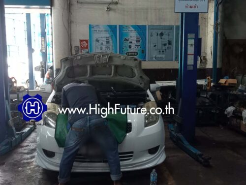 TOYOTA YARIS เปลี่ยนหม้อต้ม LPG TOYOTA YARIS เปลี่ยนหม้อต้ม LPG 1 - High Future บริษัท ไฮฟิวเจอร์ จำกัด ศูนย์ติดตั้งแก๊สรถยนต์มาตรฐาน ซ่อมรถยนต์ ช่วงล่าง เบรค คลัทช์