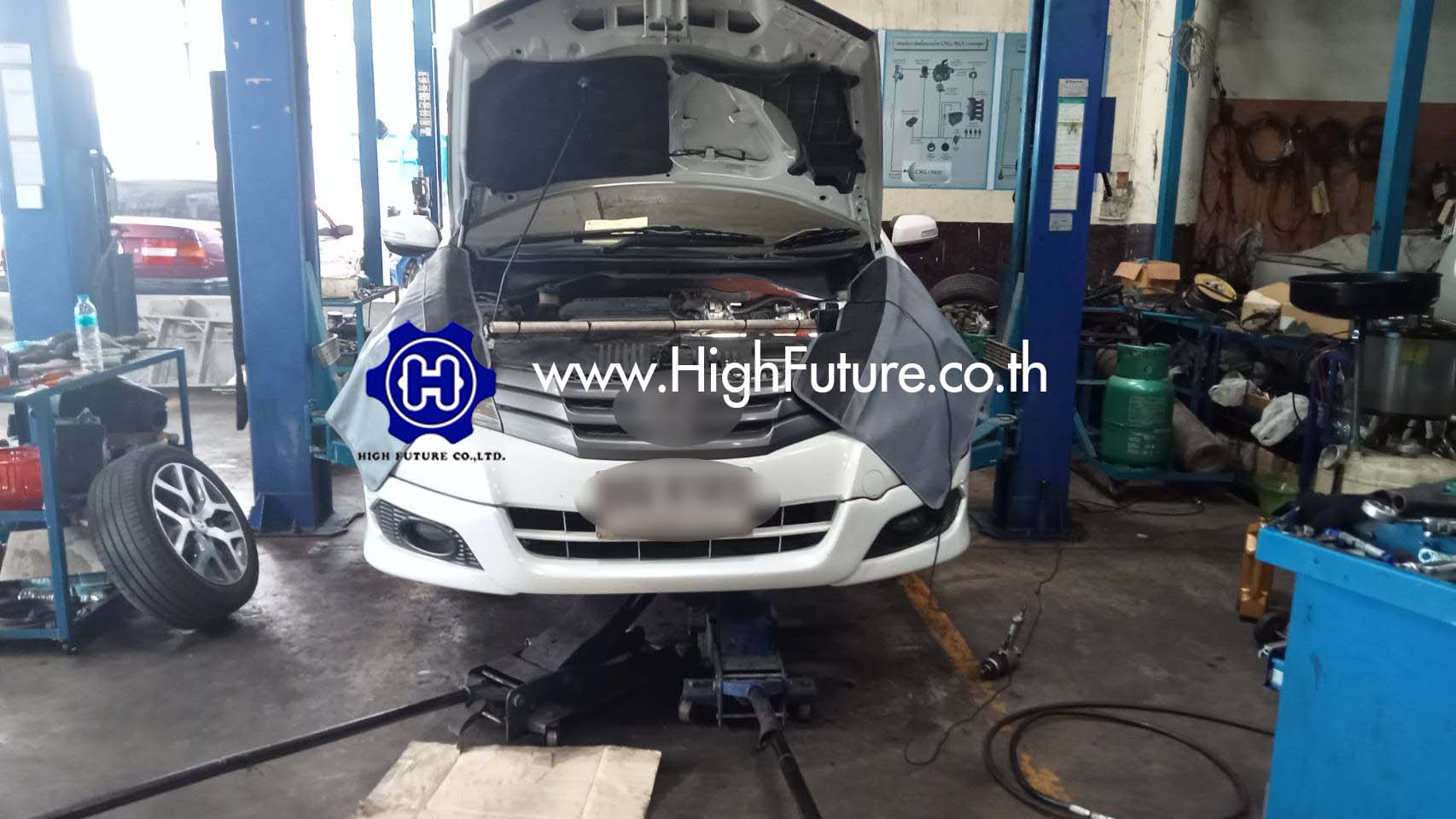 HONDA CITYยกเกียร์ เปลี่ยนซีลทอค์กเกียร์ 4 - High Future บริษัท ไฮฟิวเจอร์ จำกัด ศูนย์ติดตั้งแก๊สรถยนต์มาตรฐาน ซ่อมรถยนต์ ช่วงล่าง เบรค คลัทช์