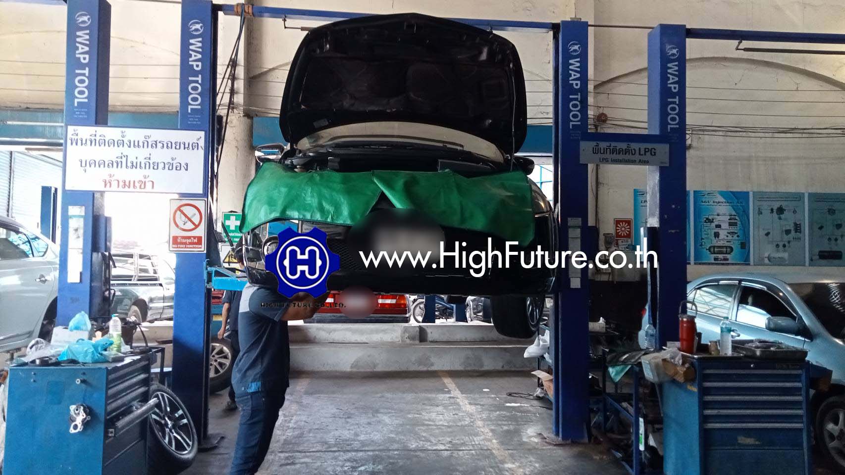 MITSUBISHI SPACE WAGON เปลี่ยนชุดสานพานไทม์มิ่งพร้อมลูกรอก 2 - High Future บริษัท ไฮฟิวเจอร์ จำกัด ศูนย์ติดตั้งแก๊สรถยนต์มาตรฐาน ซ่อมรถยนต์ ช่วงล่าง เบรค คลัทช์