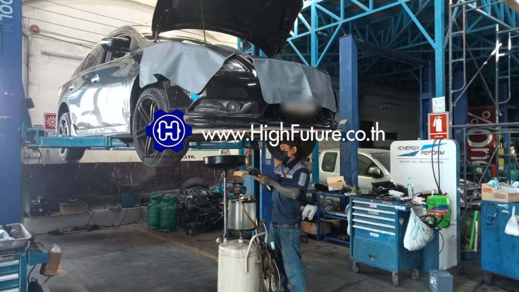 NISSAN SYLPHYฟลัชชิ่ง ล้างเครื่องภายใน 2 - High Future บริษัท ไฮฟิวเจอร์ จำกัด ศูนย์ติดตั้งแก๊สรถยนต์มาตรฐาน ซ่อมรถยนต์ ช่วงล่าง เบรค คลัทช์