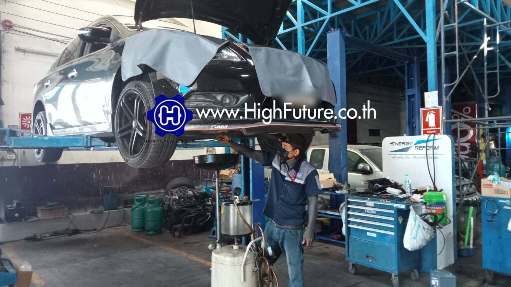 NISSAN SYLPHYฟลัชชิ่ง ล้างเครื่องภายใน 3 - High Future บริษัท ไฮฟิวเจอร์ จำกัด ศูนย์ติดตั้งแก๊สรถยนต์มาตรฐาน ซ่อมรถยนต์ ช่วงล่าง เบรค คลัทช์