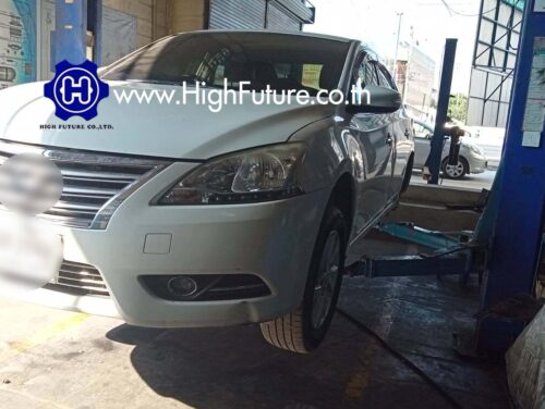 NISSAN SYLPHYเปลี่ยนผ้าเบรคหลัง 2 - High Future บริษัท ไฮฟิวเจอร์ จำกัด ศูนย์ติดตั้งแก๊สรถยนต์มาตรฐาน ซ่อมรถยนต์ ช่วงล่าง เบรค คลัทช์
