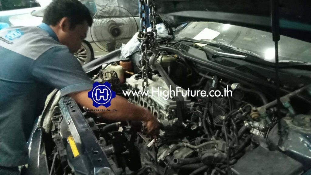 TOYOTA CAMRY โอเว่อร์ฮอลล์เครื่องยนต์ 2 - High Future บริษัท ไฮฟิวเจอร์ จำกัด ศูนย์ติดตั้งแก๊สรถยนต์มาตรฐาน ซ่อมรถยนต์ ช่วงล่าง เบรค คลัทช์