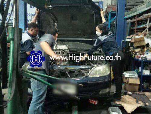 TOYOTA CAMRY โอเว่อร์ฮอลล์เครื่องยนต์ 4 - High Future บริษัท ไฮฟิวเจอร์ จำกัด ศูนย์ติดตั้งแก๊สรถยนต์มาตรฐาน ซ่อมรถยนต์ ช่วงล่าง เบรค คลัทช์