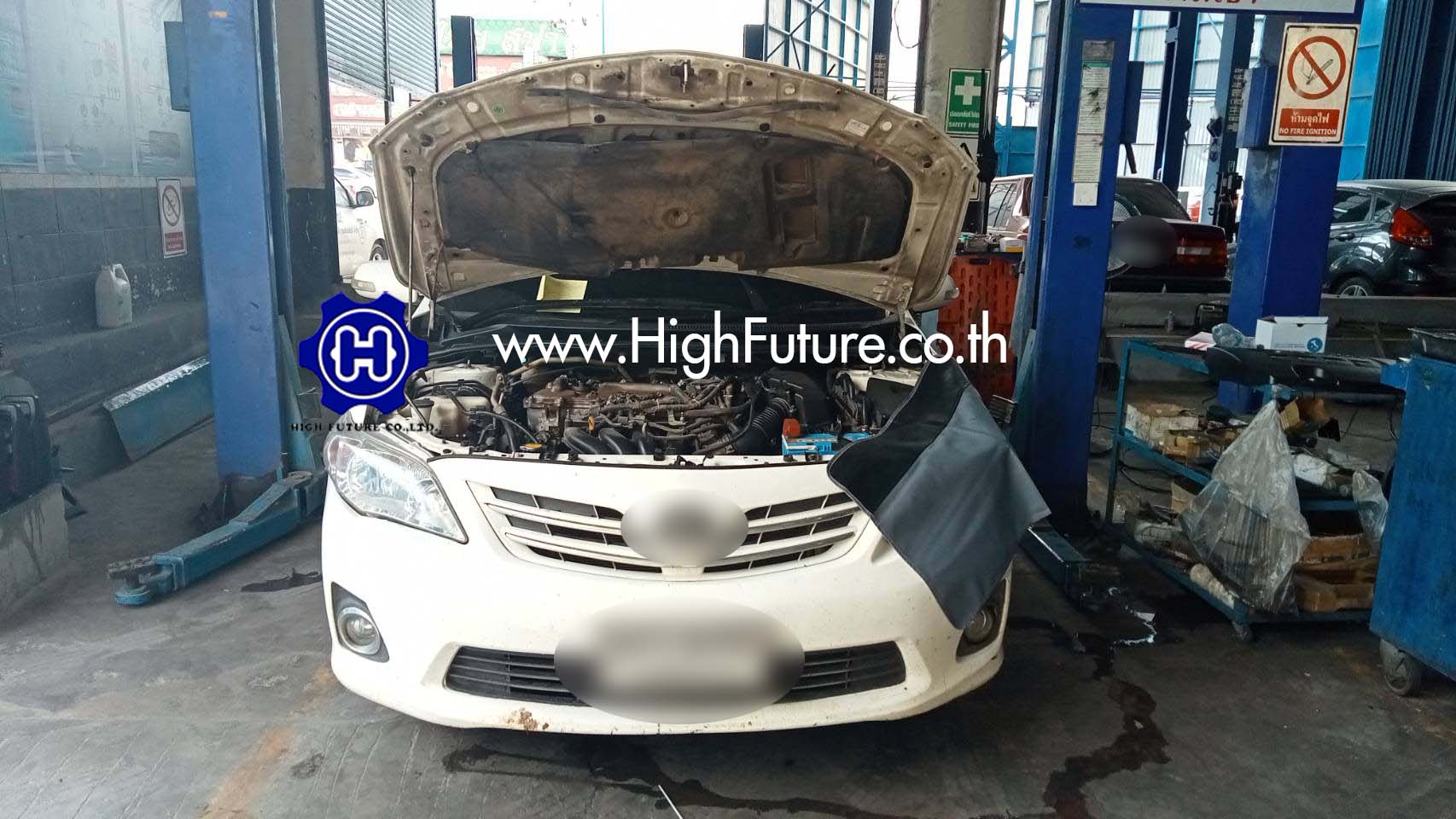 TOYOTA VIOS เปลี่ยนหม้อต้มระบบหัวฉีด 2 - High Future บริษัท ไฮฟิวเจอร์ จำกัด ศูนย์ติดตั้งแก๊สรถยนต์มาตรฐาน ซ่อมรถยนต์ ช่วงล่าง เบรค คลัทช์