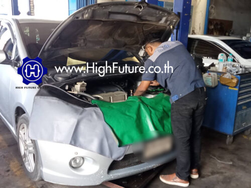 MITSUBISHI SPACE WAGONเปลี่ยนหม้อต้ม LPG 1 - High Future บริษัท ไฮฟิวเจอร์ จำกัด ศูนย์ติดตั้งแก๊สรถยนต์มาตรฐาน ซ่อมรถยนต์ ช่วงล่าง เบรค คลัทช์