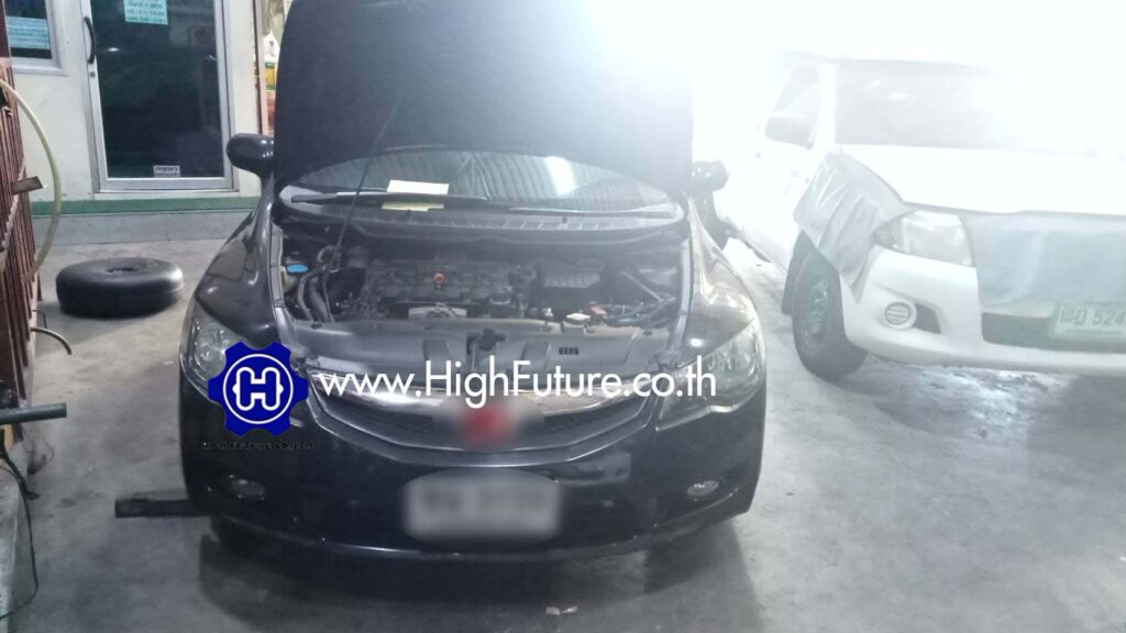 HONDA CIVIC เปลี่ยนถังโดนัท 54 ลิตร 3 - High Future บริษัท ไฮฟิวเจอร์ จำกัด ศูนย์ติดตั้งแก๊สรถยนต์มาตรฐาน ซ่อมรถยนต์ ช่วงล่าง เบรค คลัทช์