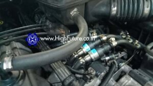 JEEP ติดตั้งแก๊สรถยนต์ LPG. 5 - High Future บริษัท ไฮฟิวเจอร์ จำกัด ศูนย์ติดตั้งแก๊สรถยนต์มาตรฐาน ซ่อมรถยนต์ ช่วงล่าง เบรค คลัทช์