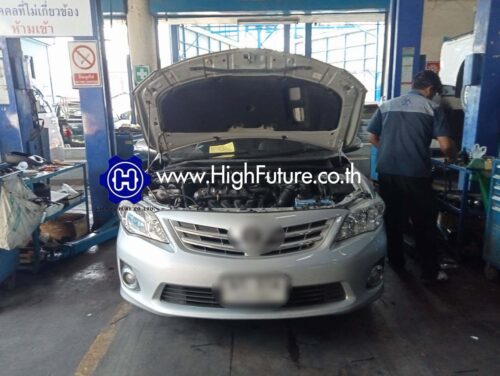 TOYOTA CAMRY ฟลัชชิ่งออย 2 - High Future บริษัท ไฮฟิวเจอร์ จำกัด ศูนย์ติดตั้งแก๊สรถยนต์มาตรฐาน ซ่อมรถยนต์ ช่วงล่าง เบรค คลัทช์