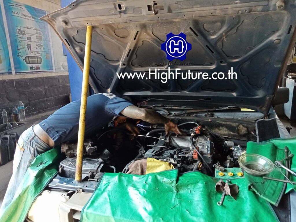 ISUZU TFR เปลี่ยนหม้อต้ม LPG 6 สูบ 1 - High Future บริษัท ไฮฟิวเจอร์ จำกัด ศูนย์ติดตั้งแก๊สรถยนต์มาตรฐาน ซ่อมรถยนต์ ช่วงล่าง เบรค คลัทช์
