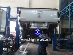 MITSUBISHI TRITON เปลี่ยนถังแคปซูล 58 ลิตร 3 - High Future บริษัท ไฮฟิวเจอร์ จำกัด ศูนย์ติดตั้งแก๊สรถยนต์มาตรฐาน ซ่อมรถยนต์ ช่วงล่าง เบรค คลัทช์