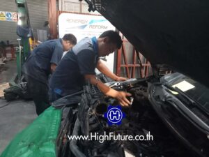 NISSAN TEANA เปลี่ยนคอยจุดระเบิด 2 - High Future บริษัท ไฮฟิวเจอร์ จำกัด ศูนย์ติดตั้งแก๊สรถยนต์มาตรฐาน ซ่อมรถยนต์ ช่วงล่าง เบรค คลัทช์