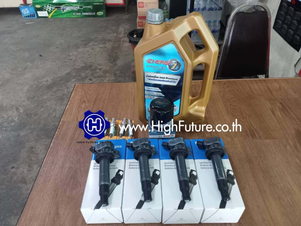 TOYOTA ALTIS เปลี่ยนคอยด์จุดระเบิด 4 - High Future บริษัท ไฮฟิวเจอร์ จำกัด ศูนย์ติดตั้งแก๊สรถยนต์มาตรฐาน ซ่อมรถยนต์ ช่วงล่าง เบรค คลัทช์