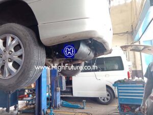 TOYOTA INNOVA เปลี่ยนถังแคปซูล 58 ลิตร 2 1 - High Future บริษัท ไฮฟิวเจอร์ จำกัด ศูนย์ติดตั้งแก๊สรถยนต์มาตรฐาน ซ่อมรถยนต์ ช่วงล่าง เบรค คลัทช์