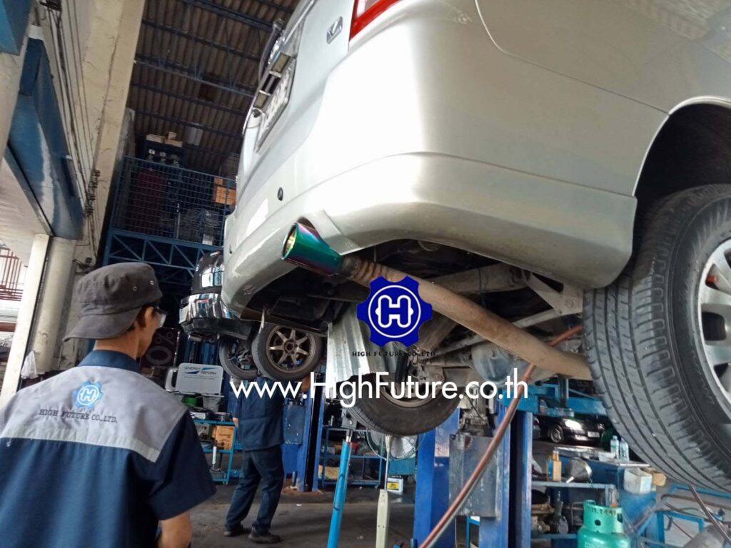 TOYOTA INNOVA เปลี่ยนถังแคปซูล 58 ลิตร 3 - High Future บริษัท ไฮฟิวเจอร์ จำกัด ศูนย์ติดตั้งแก๊สรถยนต์มาตรฐาน ซ่อมรถยนต์ ช่วงล่าง เบรค คลัทช์