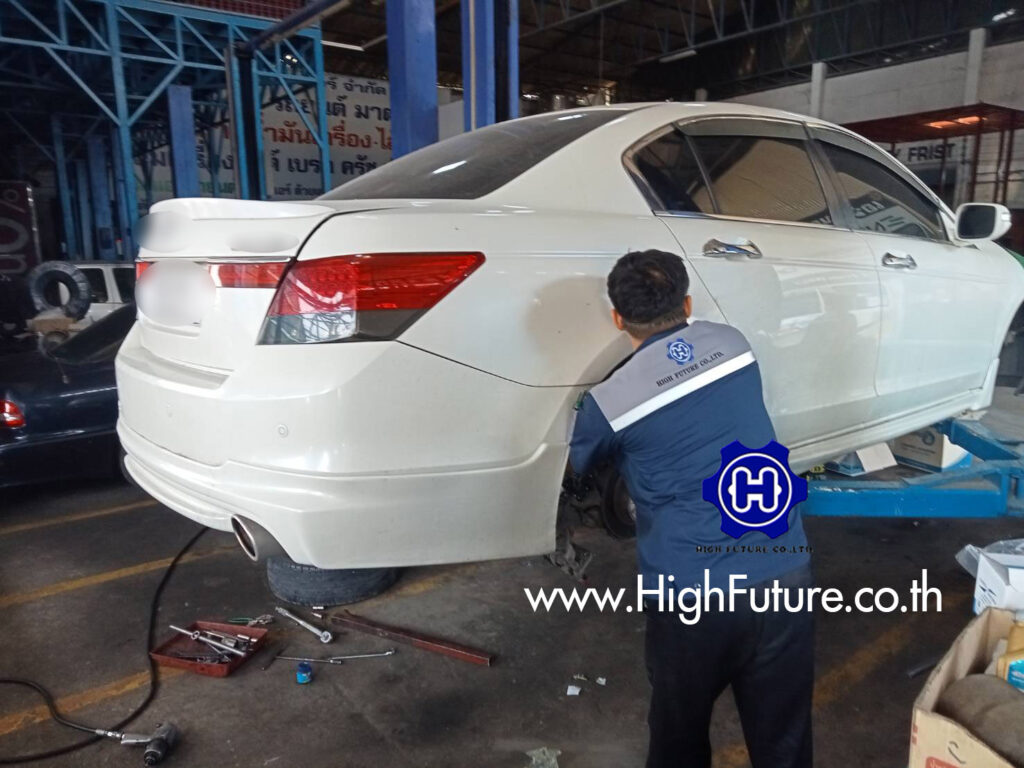 HONDA ACCORD เปลี่ยนอะไหล่ 2 - High Future บริษัท ไฮฟิวเจอร์ จำกัด ศูนย์ติดตั้งแก๊สรถยนต์มาตรฐาน ซ่อมรถยนต์ ช่วงล่าง เบรค คลัทช์