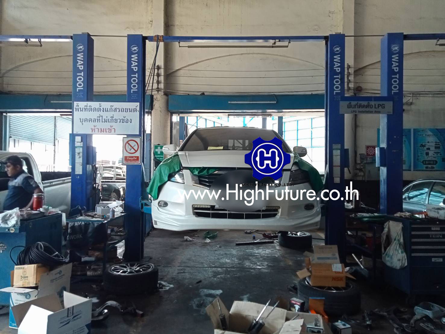 HONDA ACCORD เปลี่ยนอะไหล่ 5 - High Future บริษัท ไฮฟิวเจอร์ จำกัด ศูนย์ติดตั้งแก๊สรถยนต์มาตรฐาน ซ่อมรถยนต์ ช่วงล่าง เบรค คลัทช์