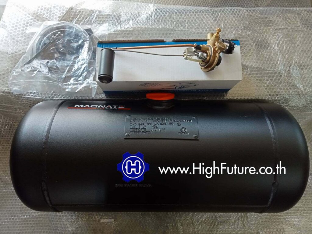 TOYOTA REVO เปลี่ยนถังแก๊ส LPG 2 - High Future บริษัท ไฮฟิวเจอร์ จำกัด ศูนย์ติดตั้งแก๊สรถยนต์มาตรฐาน ซ่อมรถยนต์ ช่วงล่าง เบรค คลัทช์