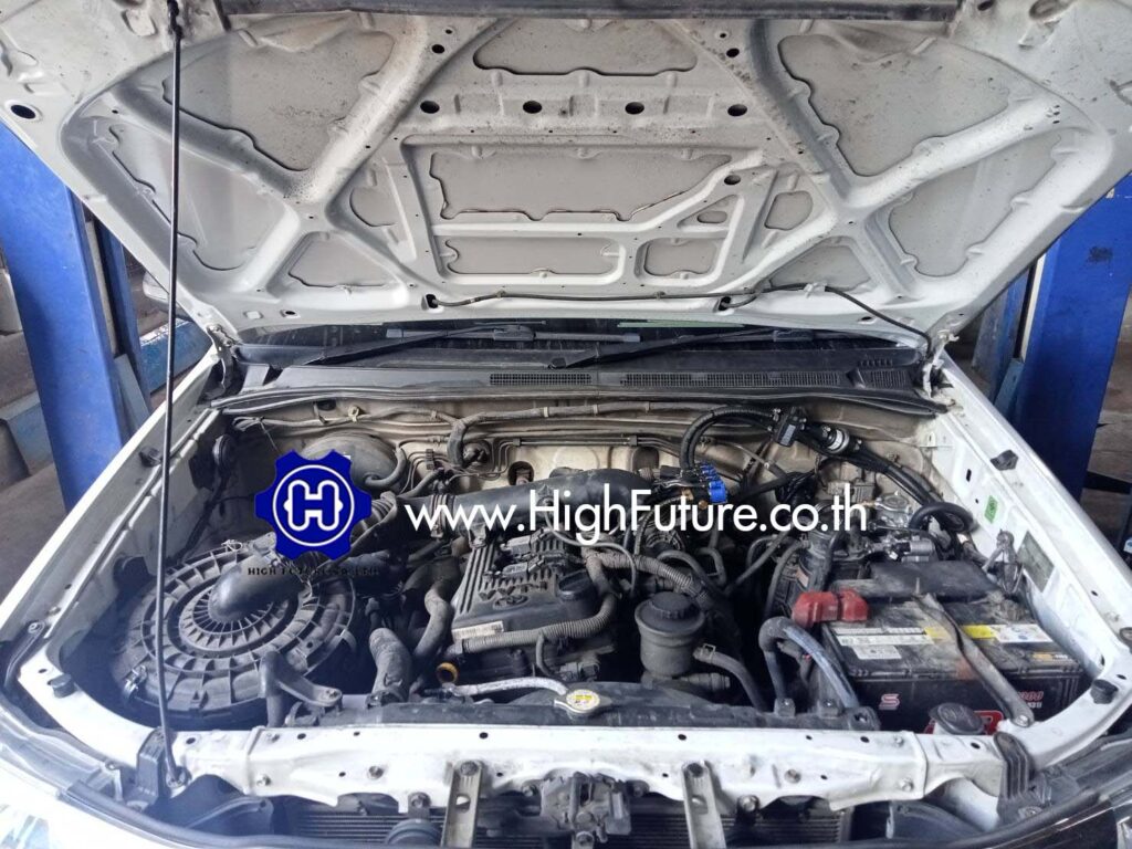 TOYOTA VIGO ติดตั้งแก๊สรถยนต์ 1 - High Future บริษัท ไฮฟิวเจอร์ จำกัด ศูนย์ติดตั้งแก๊สรถยนต์มาตรฐาน ซ่อมรถยนต์ ช่วงล่าง เบรค คลัทช์