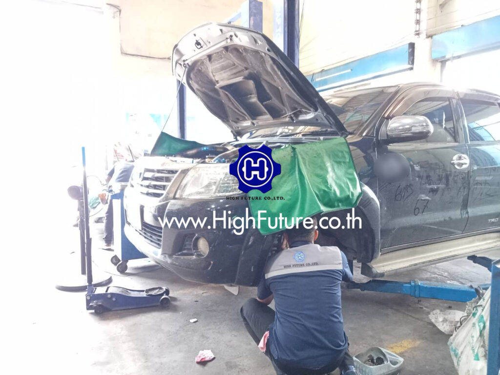TOYOTA VIGO เปลี่ยนอะไหล่ 4 - High Future บริษัท ไฮฟิวเจอร์ จำกัด ศูนย์ติดตั้งแก๊สรถยนต์มาตรฐาน ซ่อมรถยนต์ ช่วงล่าง เบรค คลัทช์